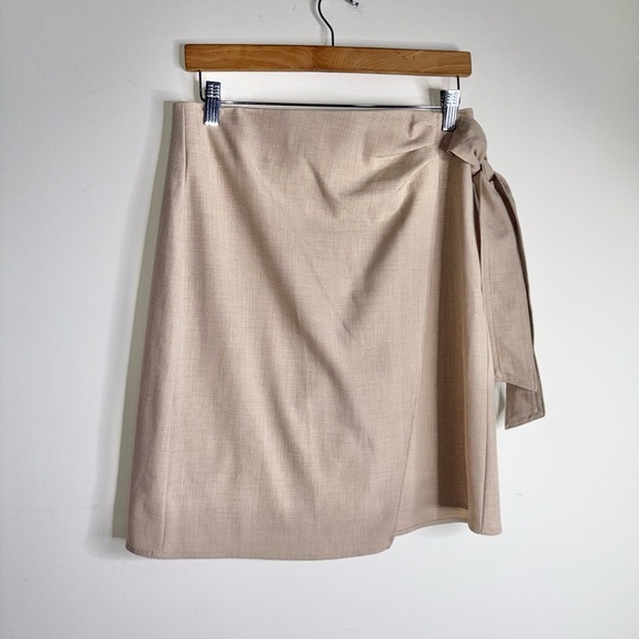 Samsoe Samsoe Milani Khaki Wrap Skirt NWT - Picture 4 of 13
